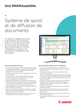 Canon OCE PRISMASATELLITE Manuel utilisateur