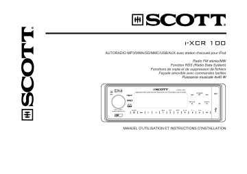 Manuel du propriétaire | SCOTT IXCR 100 Manuel utilisateur | Fixfr