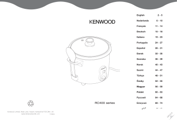 Manuel du propriétaire | Kenwood RC417 Manuel utilisateur | Fixfr