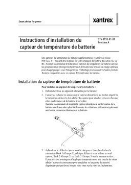 Xantrex 975-0193-01-01 Manuel utilisateur