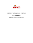 ARCO JESSICA Manuel utilisateur