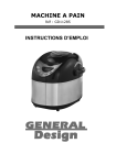 GENERAL DESIGN GD1128S Manuel utilisateur