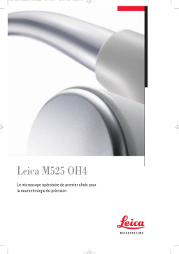 Leica M525 OH4 Manuel utilisateur