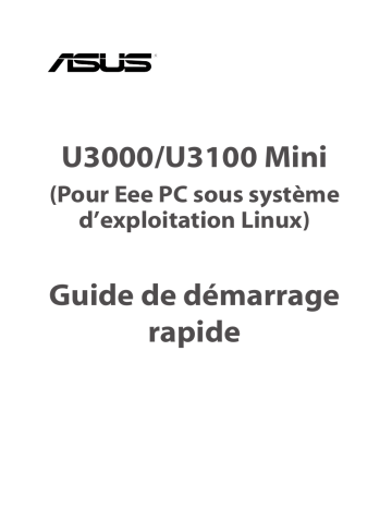 Manuel du propriétaire | Asus MY CINEMA-U3000MINI Manuel utilisateur | Fixfr