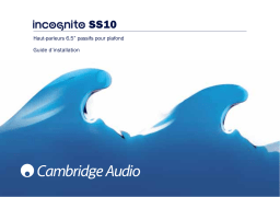 Cambridge Audio Incognito SS10 Manuel utilisateur