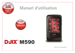 D-JIX M590 Manuel utilisateur