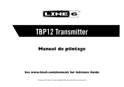 Line 6 TBP12 Manuel utilisateur