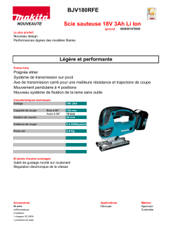 Makita BJV180RFE Manuel utilisateur