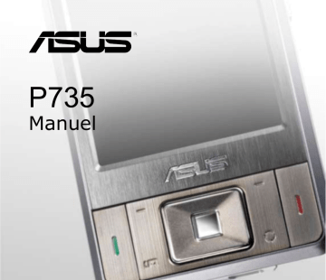 Manuel du propriétaire | Asus P735 Manuel utilisateur | Fixfr