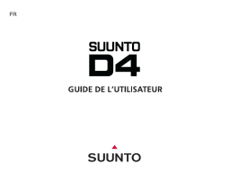 Suunto D4 Manuel utilisateur