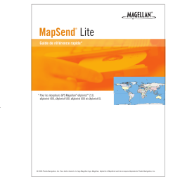 Magellan MSLITE E Manuel utilisateur