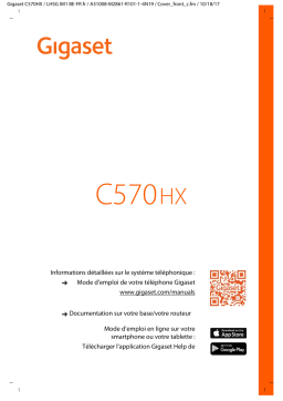 Gigaset C570HX Manuel utilisateur