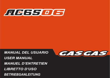 Manuel du propriétaire | GAS GAS MC65 Manuel utilisateur | Fixfr