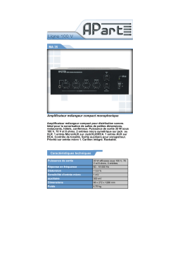 APART MA 35 Manuel utilisateur