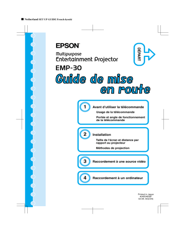 Manuel du propriétaire | Epson EMP-30 Manuel utilisateur | Fixfr