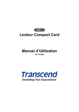 Transcend TS-RDC Manuel utilisateur
