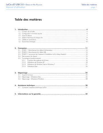Manuel du propriétaire | LaCie d2 USB 3.0 Manuel utilisateur | Fixfr