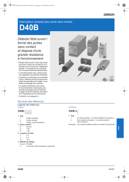 Omron D40B Manuel utilisateur