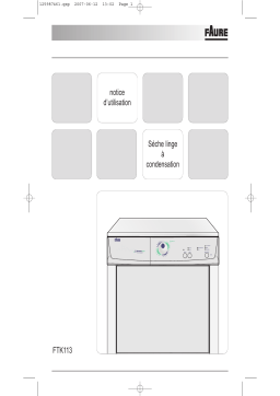 Faure FTK 113 Manuel utilisateur