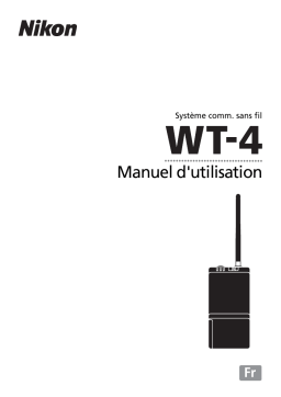 Nikon WT-4 Manuel utilisateur