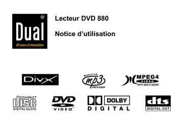 Manuel du propriétaire | Dual DVD-880 Manuel utilisateur | Fixfr