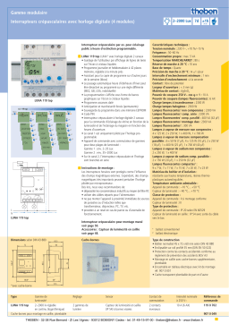 THEBEN LUNA 119 TOP Manuel utilisateur