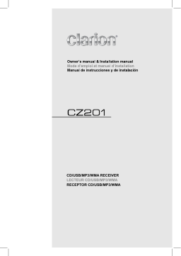 Clarion CZ-201 Manuel utilisateur