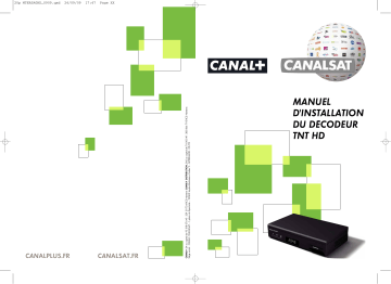 Manuel du propriétaire | CANAL PLUS DECODEUR TNT+ DE TYPE 1 Manuel utilisateur | Fixfr