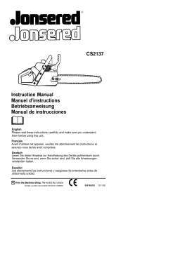 Jonsered CS 2137 Manuel utilisateur