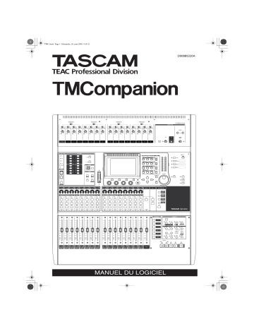 Manuel du propriétaire | Tascam DM-3200 Manuel utilisateur | Fixfr