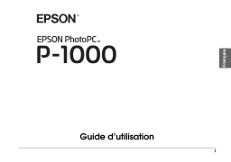 Epson P-1000 Manuel utilisateur