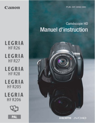 Manuel du propriétaire | Canon LEGRIA HF R56 Manuel utilisateur | Fixfr