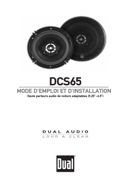 Dual DCS65 Manuel utilisateur