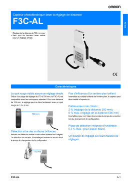 Omron F3C-AL Manuel utilisateur