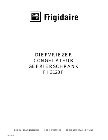 Manuel du propriétaire | Frigidaire FI3120F Manuel utilisateur | Fixfr