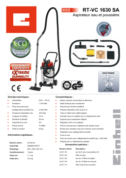 EINHELL RT-VC 1630 SA Manuel utilisateur