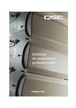 QSC Audio QSC Manuel utilisateur