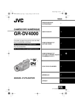 JVC GR-DV4000 Manuel utilisateur