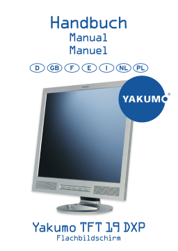 YAKUMO TFT 19 DXP Manuel utilisateur