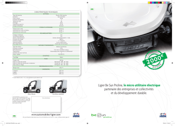 Manuel du propriétaire | LIGIER BE SUN PROLINE Manuel utilisateur | Fixfr