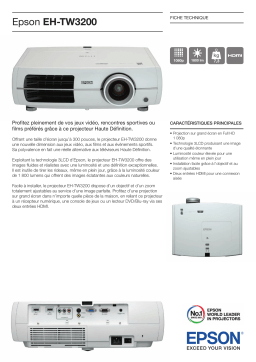 Epson EH-TW3200 Manuel utilisateur