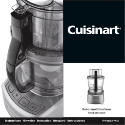 Cuisinart FP14DCE Manuel utilisateur