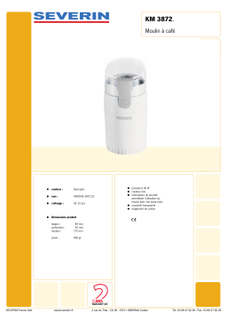 SEVERIN KM 3872 Manuel utilisateur