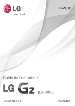 LG G2 Manuel utilisateur