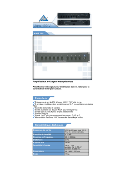 AUSTRALIAN MONITOR AMIS 250 Manuel utilisateur