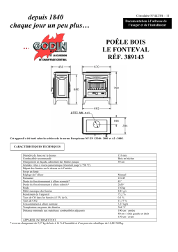 Godin FONTEVAL Manuel utilisateur