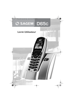 Sagem D65C Manuel utilisateur