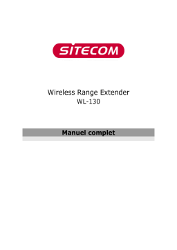 Sitecom WL-130 Manuel utilisateur