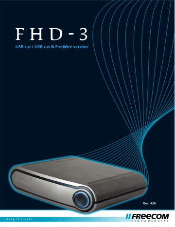 Manuel du propriétaire | Freecom FHD-3 Manuel utilisateur | Fixfr
