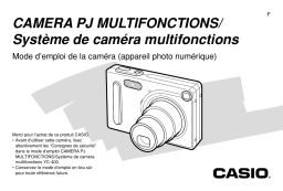 Casio CAMERA PJ MULTIFONCTIONS Manuel utilisateur